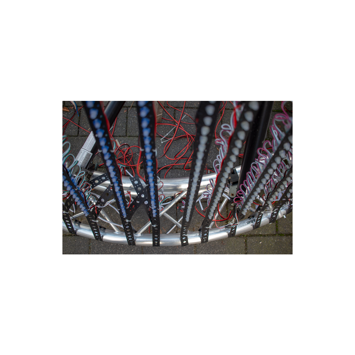 6 meter Mega Tree kit with 14.400 WS2811 pixelsl xmasland.de Xma